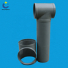 Grey/Beige custom made pvc pipe fittings/sweep tee dn 15~dn1500mm