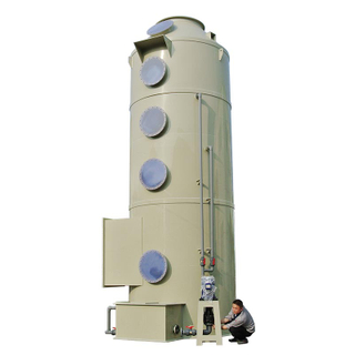 Industrial wet air scrubber exhaust customized size packing tower gas scrubber