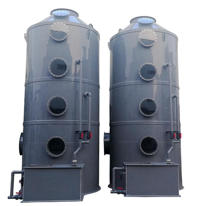 Industrial Harmful Gas Removing Air Pollution Control Devices Gas Scrubber -acid fume scrubber