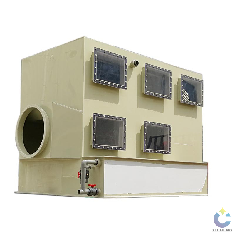 CN Environmental Friendly Air Treatment System /Fabric Filters by PP Horizontal Air Scrubber 